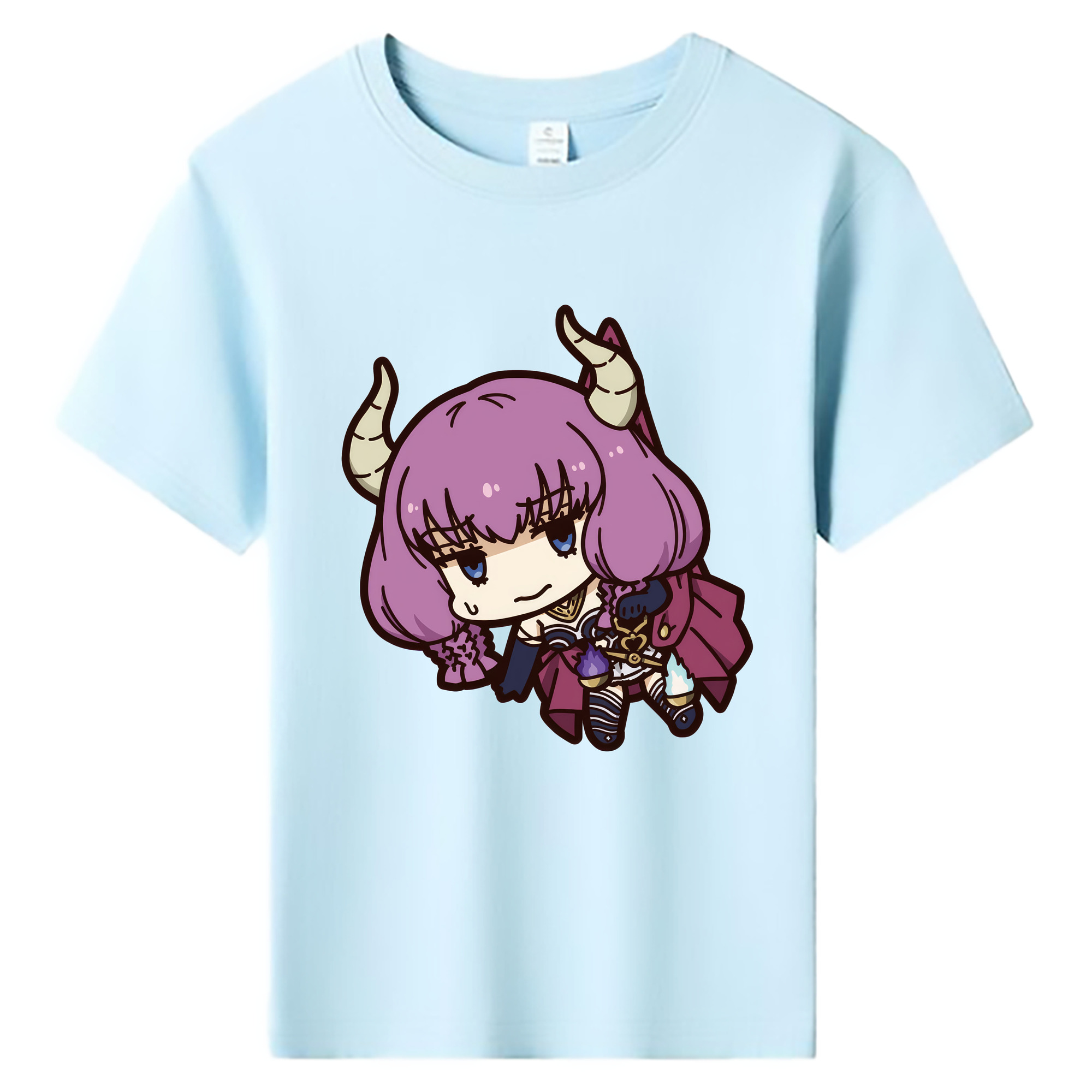 （画像用） 葬送のフリーレン Frieren 綿100％キッズTシャツ（フロントプリント）